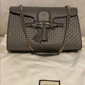 Authentic Emily Guccissima chain shoulder bag